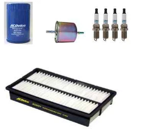 SERVICE KIT FOR MAZDA TRIBUTE 2001-04 2.0l OIL AIR FUEL FILTERS SPARK PLUGS ORIG - Picture 1 of 5