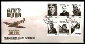 Mayfairstamps British Indian Ocean Territory 2010 Battle of Britain Combo FirsT - Picture 1 of 2