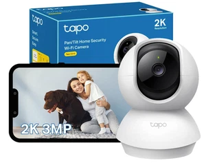 Tapo C210 2K 3MP Pan/Tilt Indoor Camera Night Vision House Security Camera WiFi - Picture 1 of 12