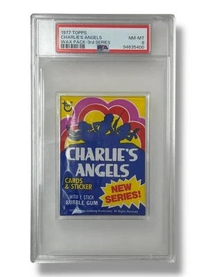 1977 Topps Charlie's Angels Wax Pack Graded PSA 8 - Image 1 of 2