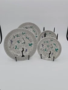 Yamasen Gold Collection Fine Porcelain, Japan 2x Plates, 2x Saucers - Picture 1 of 21