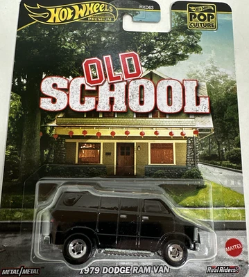 Dodge Ram Van Old School 1979 Black Hot Wheels Pop Culture nuevo en equipamiento Foto 1 de 4