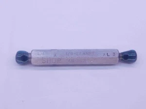 1/8 27 ANPT L1 & L3 PIPE THREAD PLUG GAGE .125 .1250 A.N.P.T. AERONAUTICAL TAPER - Picture 1 of 1