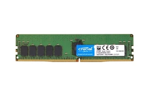 Crucial 16GB 2Rx8 PC4-23400 DDR4-2933Y ECC REG Memory P/N: CT16G4RFD8293.18FE1 - Picture 1 of 2