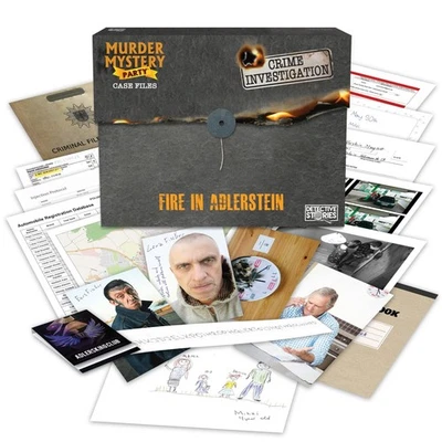 University Games Murder Mystery Party Case Files Fire In Adlerstein - Image 1 of 4