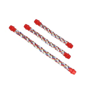  3pcs Cotton Bendable Rope: Perch Swing Bird Chew Toys Parrots Cage Swing - Picture 1 of 12