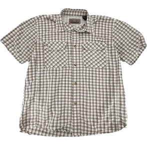 Big Sky Outfitters Mens Outdoors Fishing Button Up Vented Shirt Size Large - Picture 1 of 7