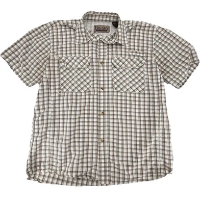 Big Sky Outfitters Mens Outdoors Fishing Button Up Vented Shirt Size Large - Image 1 of 4