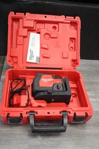 Milwaukee USB Rechargeable Green Cross Line Laser - Red/Black (3521-21) - Picture 1 of 6