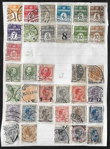 Danimarca - Selezione di francobolli classici - come da foto - kha111 - Foto 1 di 2