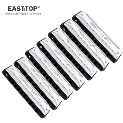 EASTTOP professional diatonic harmonica set MAXWELL ST Blues Harmonica 10 Holes - Image 1 of 4