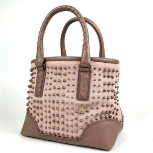 Bottega Veneta Intrecciato Wood Beads Handbag Beige From Japan A0401-01 - Picture 1 of 24