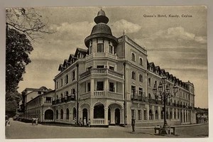 Queen's Hotel, Kandy, Ceylon, Sri Lanka, Vintage Postkarte - Bild 1 von 2