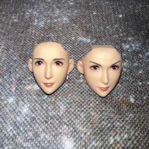 Tifa Lockhart Gesicht geschnitzte Skulptur für Spielkunst Tifa Lockhart Actionfigur 1 Paar - Bild 1 von 12