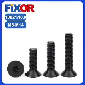 10.9 Senkkopfschrauben DIN 7991 Innensechskant Schwarz Senkschraube M6-M14 - Bild 1 von 111