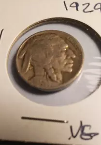 1929 P BUFFALO NICKEL SEHR GUTE ERHALTUNG - Bild 1 von 3