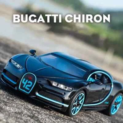 1:32 Toy Car Bugatti Chiron Metal Toy Alloy Car Diecast Toy Vehicles Car Model - Image 1 of 4