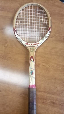 Racchetta da tennis Maxima Torneo de Luxe in ottimo stato con corde nuove - Immagine 1 di 4