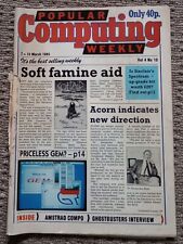 Vintage Popular Computing Weekly Magazine 7 March 1985 Acorn's New Direction