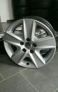 1x VW Golf 5 6 Plus Jetta Touran 6,5Jx16ET50 16 Zoll Design Stahlfelge 5K0601027 - Bild 1 von 6