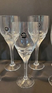 Set of 8 Rosenthal Germany 24% Lead Crystal Studio-line Frosted Iris Stemware - Picture 1 of 4