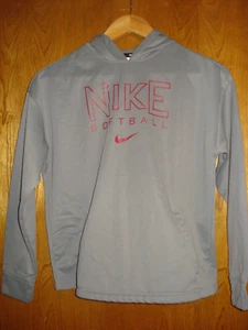Nike Therma-Fit Hoodie Mens Training Soft Fleece Hoodie Gray L - Picture 1 of 4