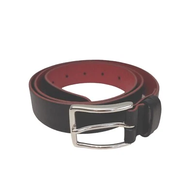 H&M Mujer Clásico Casual Minimalista Cinturón Cuero Negro Hecho en Suecia Talla 35-36 Foto 1 de 4