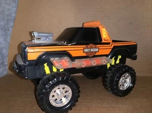Vintage Buddy L 11 Inch Long Harley Davidson Toy Truck - Picture 1 of 10