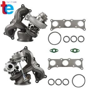 For 2007-2013 BMW E90 E92 E93 335i 335is 335xi 3.0L Twin Turbo Turbocharger - Picture 1 of 12