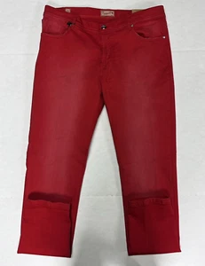 $575 New MARCO PESCAROLO Men's Size 38 US 54 EU Casual Red 5 Pocket Stretch Pant - Picture 1 of 7