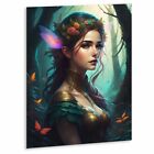 Beautiful Elf Art Vivid Wall Print A3 420 x 297mm Fantasy Forest Woodland Fairy