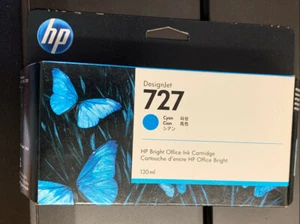 HP 727 (B3P19A) Cyan DesignJet Ink Cartidge - Picture 1 of 1