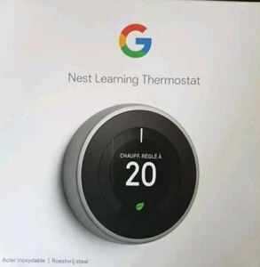 Nest Learning - Intelligent Thermostat 3A Generation, Silber  T3029EX - Bild 1 von 6