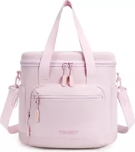 Insulated Cooler Bag: 20 Cans Soft Cooler Bag Portable Leakproof Lunch Cooler Be - Picture 1 of 12