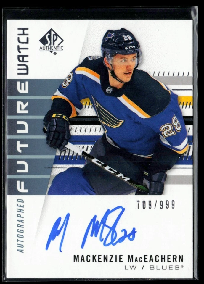 2019-20 SP Authentic #157 Mackenzie MacEachern RC 709/999 - Image 1 of 2