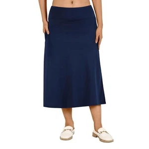 Women's 28" Knee Length Skorts Skirts Athletic Modest Long Skorts with Pocket... - Picture 1 of 6
