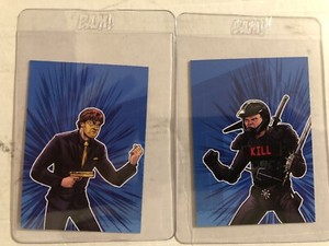 The Office: Jim vs Dwight Signed Bam Geek. Box Numbered Fan Artist Trading Cards