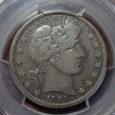 1904-S  PCGS  F-15  Barber Half Dollar   LITY and Most of BER     Combined Ship - Image 1 of 4