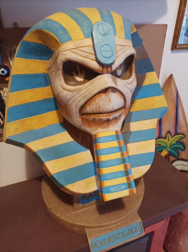 Eddie Iron Maiden Powerslave NECA lifesize bust 1:1 - Immagine 1 di 2