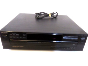 Sony CDP-C265 5 Disc CD Changer No Remote For Parts or Repair Only No Returns