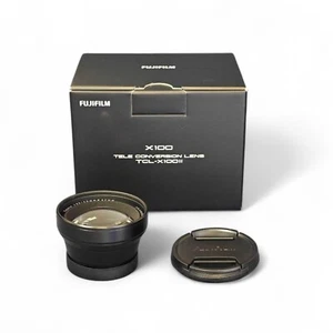 Fujifilm TCL-X100 II Tele Conversion Lens Black TCL-X100B II Made in Japan - Picture 1 of 6