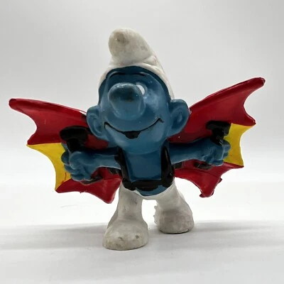 Los Pitufos 20036 Ala delta Pitufo Alas Voladoras Figura de Colección PVC Juguete Estatuilla Años 80 Foto 1 de 3