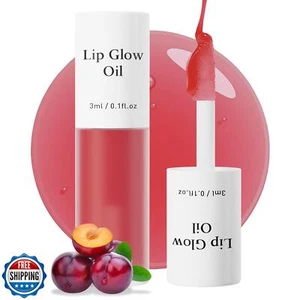 Hydrating Lip Glow Oil, Moisturizing Lip Plumper Gloss, Transparent Plumping  - Picture 1 of 5