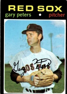 Topps Gary Peters 1971 Medias Rojas de Boston #225 - Imagen 1 de 2