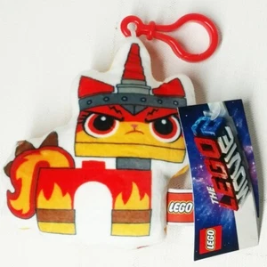 Lego Movie 2 Angry Kitty Plush Clip Keychain Flame Fire  - Picture 1 of 2