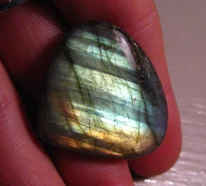 O&co Labradorite naturelle cabochon lapidaire protection cadeau noël 36.15ct - Picture 1 of 5
