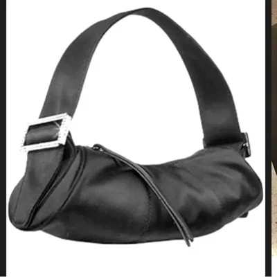 Tods Vintage Bambú Barril Mini Diseñador Monedero Cuero Satinado Hebilla Deslumbrante Foto 1 de 4