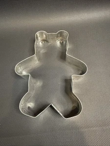 Metal Cookie Biscuit Cutter Vintage Teddy Bear 5” - Picture 1 of 3
