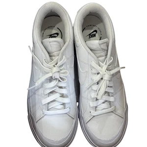 Nike donna Court Legacy Lift Triple bianche DM7590-101 taglia 9,5 usate - Foto 1 di 6