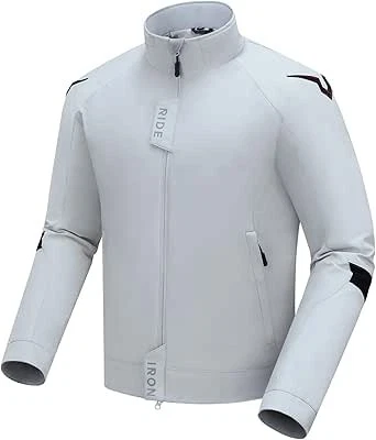 Blouson Moto Homme Taille L 4 Saisons – Veste Moto Textile Respirante et Coupe-V - Photo 1/4